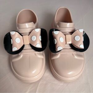 Mini Melissa Disney Be Minnie Slip-On Sneakers Girls Size 10 NEW